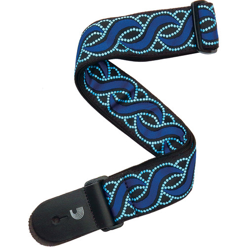 Planet Waves Woven Guitar Strap (Blue Twist)