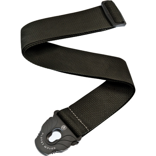 Planet Waves Planet Lock Polypropylene Guitar Strap (Black)