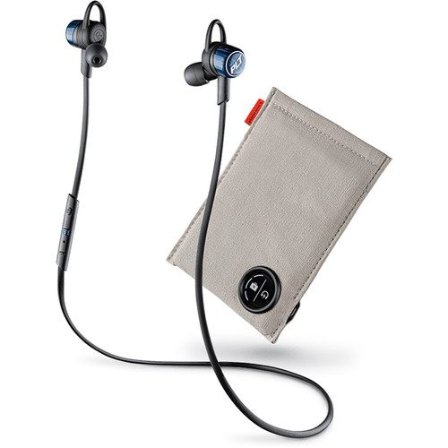 Plantronics Backbeat Go 3 Wireless Earbuds with Charge Case (Cobalt Black)