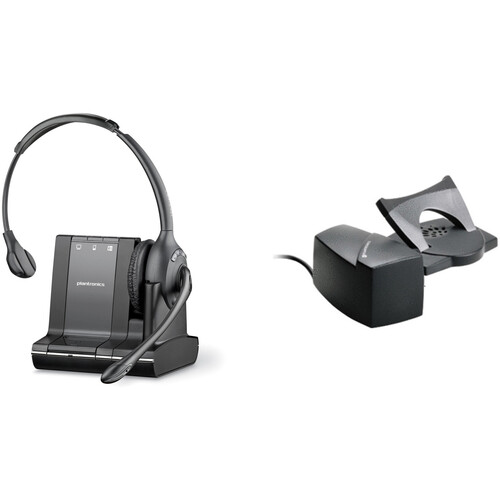 Plantronics Savi W710 Multi Device Wireless Headset System with HL10 Lifter Kit