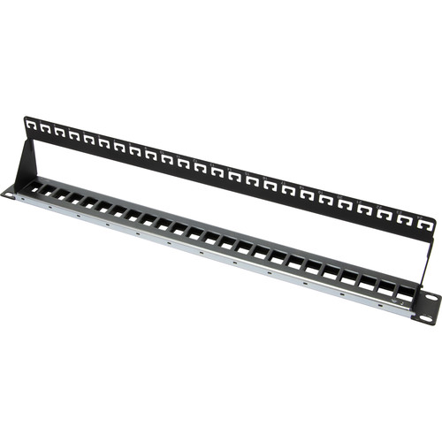 Platinum Tools 24-Port Unloaded Patch Panel (Shielded. 1 RU)