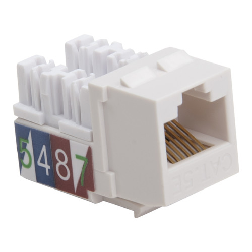 Platinum Tools Keystone Cat 5e 110 Jack (White)
