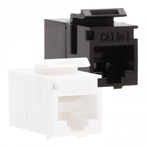 Platinum Tools Cat 5e UTP Keystone Coupler (Black)