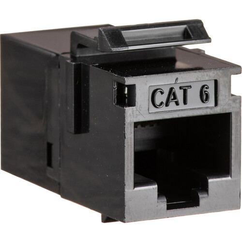 Platinum Tools Cat 6 UTP Keystone Coupler (Black)