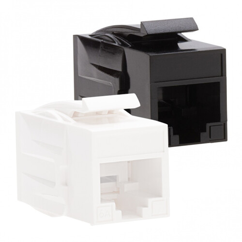 Platinum Tools Cat 6a UTP Keystone Coupler (Black)