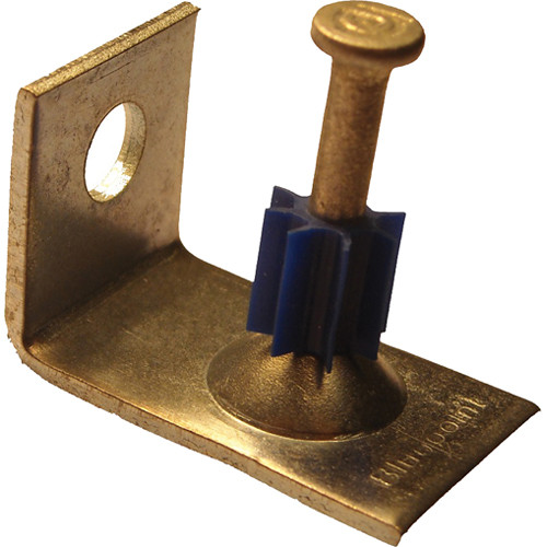 Platinum Tools JH932-100 Angle Clip with Powder Actuated Pin & 1/4" Hole