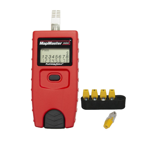 Platinum Tools MapMaster Mini Cable Tester with #1-5 ID Only Remotes (Clamshell)