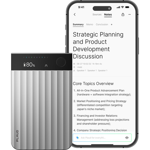 PLAUD AI Plaud Note Pro AI-Powered Transcriber CDTSI1GXXXXX01