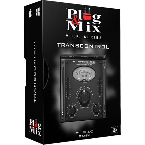 Plug & Mix Transcontrol Transient Designer Plug-In (Download)
