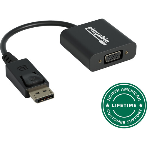 Plugable DisplayPort to VGA Passive Adapter
