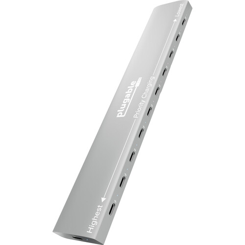 Plugable 10-Port Priority USB PD Charger