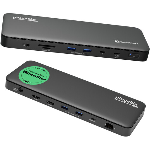 Plugable 13-in-1 Thunderbolt 4 Dock (Black)