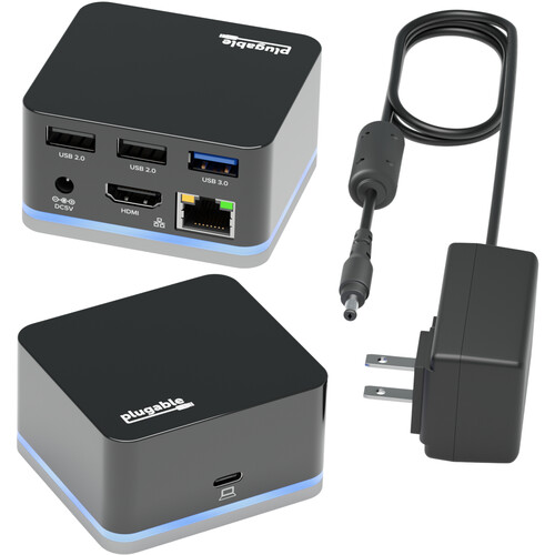 Plugable USB-C Cube Docking Station