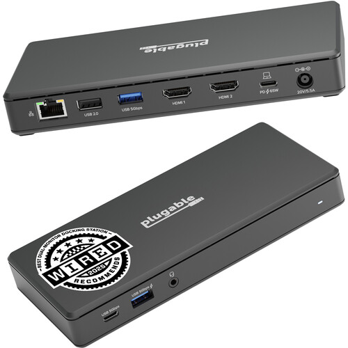 Plugable USB-C Dual Display Docking Station