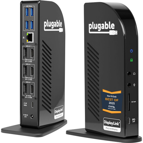 Plugable USB Type-C Triple 4K Display Docking Station