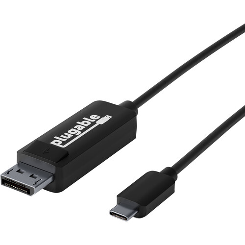Plugable USB 3.1 Gen 1 Type-C Male to DisplayPort Male Adapter Cable (6')