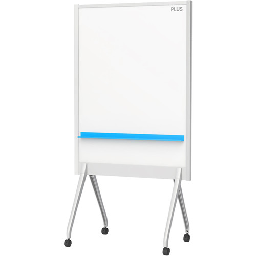 Plus 34.5 x 46" Mobile Partition Board (Light Gray)