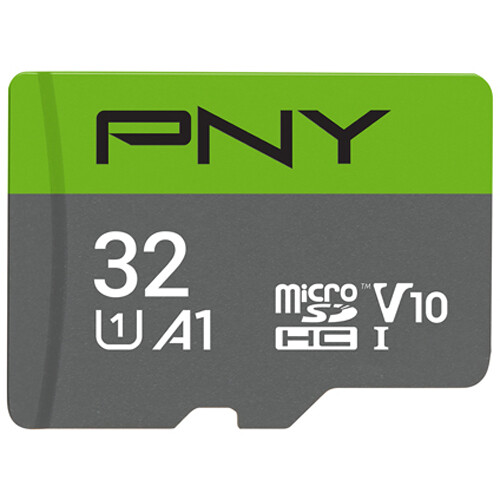 PNY 32GB UHS-I microSDHC Memory Card with SD Adapter (5-Pack)
