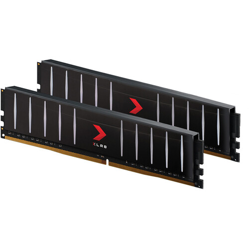 PNY 16GB XLR8 3200 MHz DDR4 Low-Profile Desktop Memory Kit (2 x 8GB)