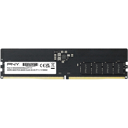 PNY 8GB Performance DDR5 4800 MHz DIMM Memory Module (1 x 8GB)