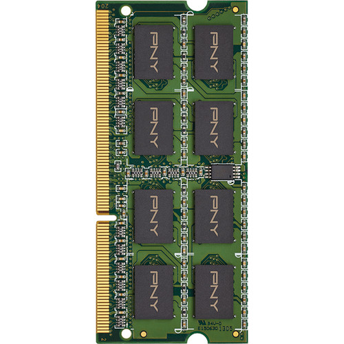 PNY 4GB (1 x 4GB) PC3-1066 1333 MHz DDR3 Notebook SO-DIMM Memory