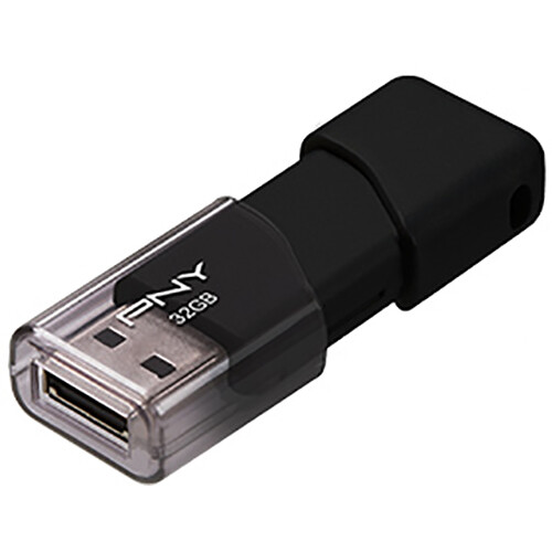 PNY 32GB Attaché 3 USB 2.0 Flash Drive P-FD32GX50ATT03-MP B&H