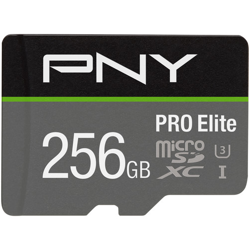 PNY 256GB Pro Elite microSDXC Memory Card (U3)