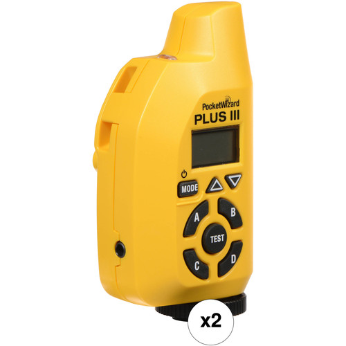 PocketWizard Plus III Two Transceiver Kit (Yellow)