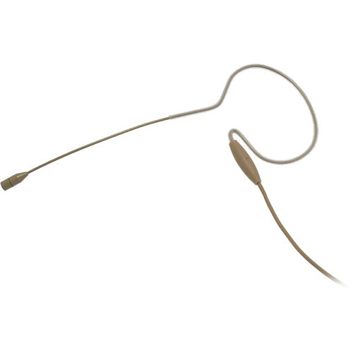 Point Source Audio CO-5W Waterproof Omnidirectional Earworn Microphone with Hardwired TA3F Connector for AKG Transmitters (Beige)