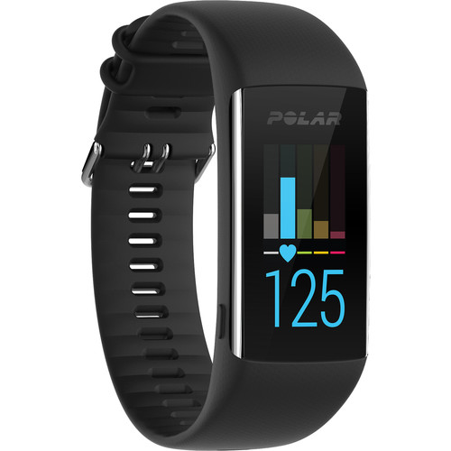 POLAR - POLAR A370 ブラック Polar A370 Fitness Tracker (Medium/Large, Black) 90064907 B&H