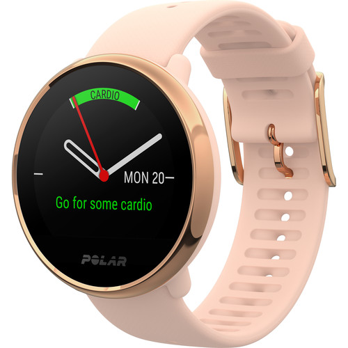 Polar Ignite GPS Fitness Watch with Heart Rate Monitor (Small, Pink/Rose)