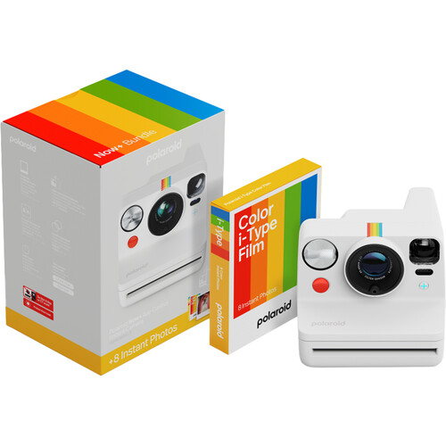 Polaroid Now+ Generation 3 i-Type Instant Camera Starter Set (White)