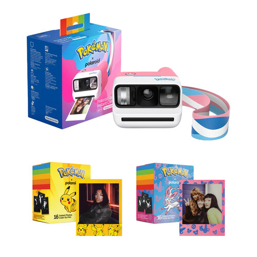 Polaroid Go Generation 3 Instant Film Camera with Film Kit (Pokémon Sylveon Edition, 32 Exposures)
