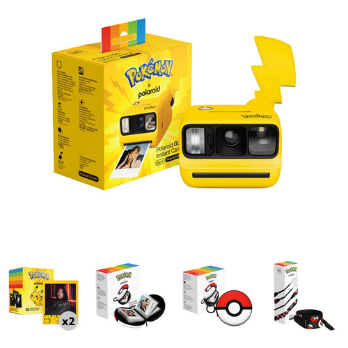 Polaroid Go Generation 3 Instant Film Camera with Basic Bundle (Pokémon Pikachu Edition)
