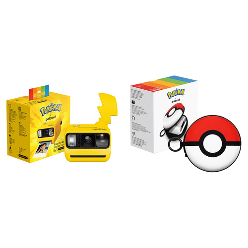 Polaroid Go Generation 3 Instant Film Camera with Go Camera Case (Pokémon Pikachu Edition)