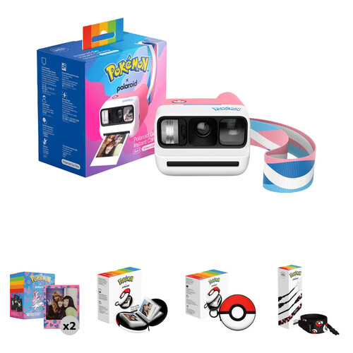 Polaroid Go Generation 3 Instant Film Camera with Basic Bundle (Pokémon Sylveon Edition)