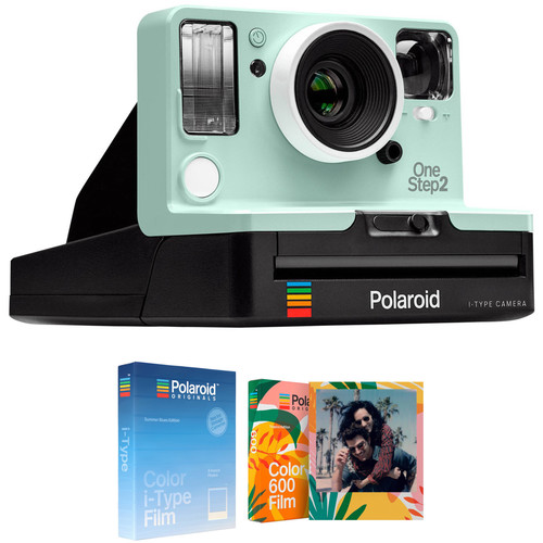 Polaroid Originals OneStep2 VF Instant Film Camera with Summer Blues and Tropics Editions Film Kit (Mint)