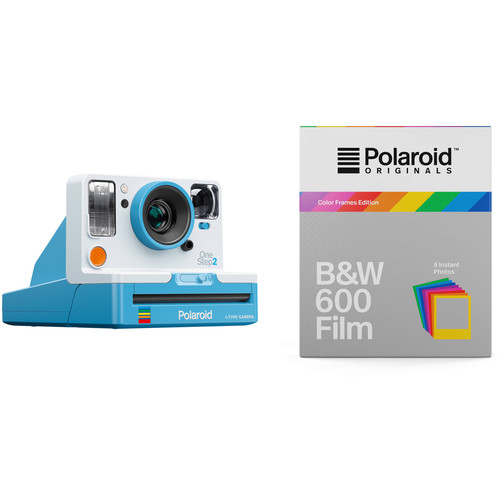 Polaroid Originals OneStep2 VF Instant Film Camera with Black & White Color Frames Film Kit (Summer Blue)