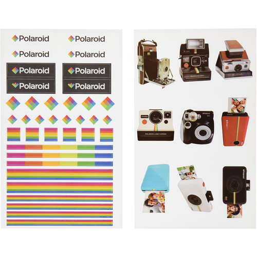 Polaroid Scrapbook Stickers (Polaroid Logo)