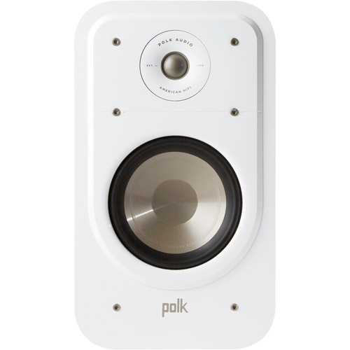 Polk Audio Signature E Series S20e 2-Way Bookshelf Speakers (White Washed Walnut, Pair)