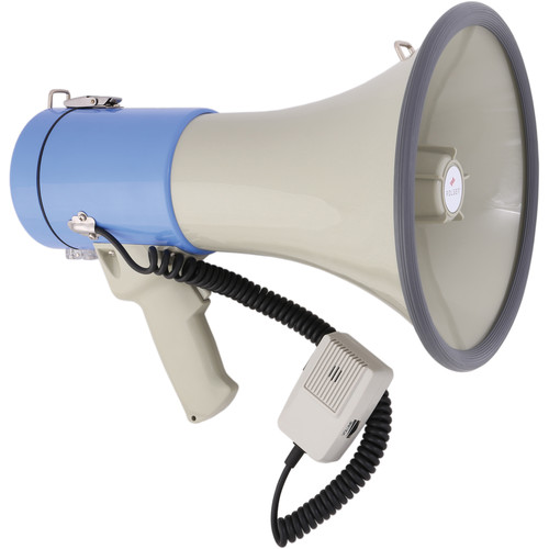 Mégaphone Infactory 4 En 1 – 25W RMS, Portée 600m, MP3, Sirène, Enregistreur, 35cm, 1038g