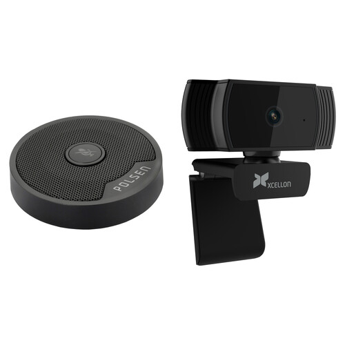 Polsen Video Conferencing Kit with US-OB-33 USB Mic and HD Webcam