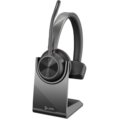 Poly Voyager 4310 Bluetooth Mono Headset with BT700 USB-C Dongle and Charging Stand