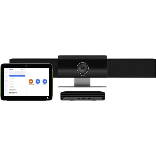 Poly Studio Medium Room Kit for Microsoft Teams Rooms with Studio USB Video Bar & GC8 Controller (GSA/TAA Compliant)