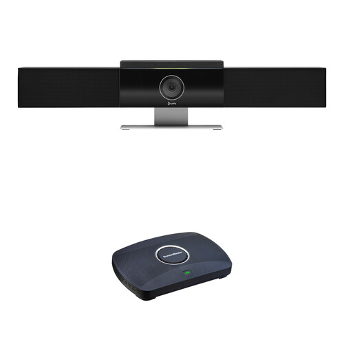 Poly Studio USB Video Bar with 1100 Plus 4K Wireless Display Receiver Kit