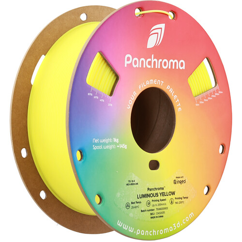 Polymaker Panchroma Luminous PLA Filament (1kg, Luminous Yellow)