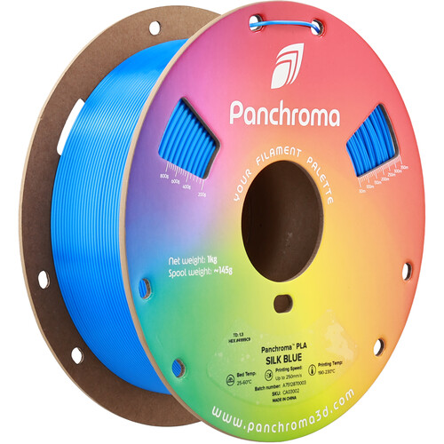 Polymaker Panchroma Silk PLA Filament (1kg, Silk Blue)