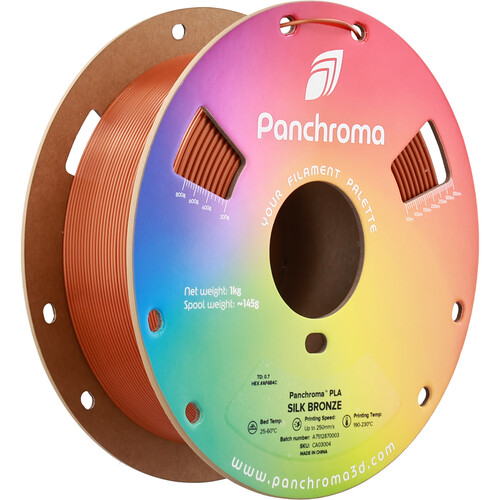 Polymaker Panchroma Silk PLA Filament (1kg, Silk Bronze)