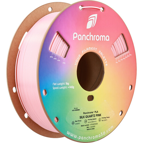 Polymaker Panchroma Silk PLA Filament (1kg, Silk Quartz Pink)