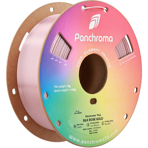 Polymaker Panchroma Silk PLA Filament (1kg, Silk Rose Gold)